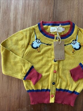 Palava puffin cardigan 5t